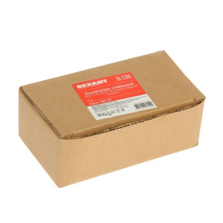 Clivant switch Rexant RWB-509, 250 V, 15A (6C), On-OFF-ON, Red, with backlight,-2