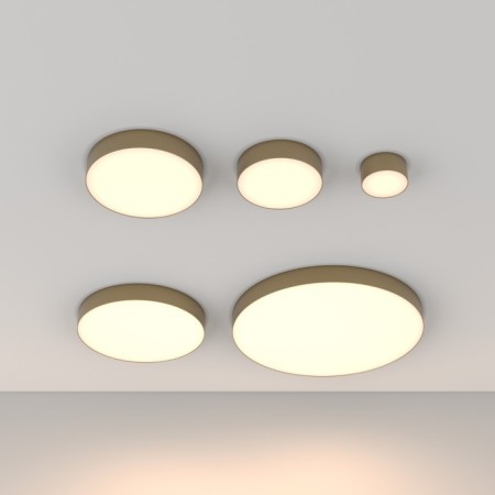 Technical C032CL-L12MG3K, LED, 12W, 12x12x5.8 cm, 600lm, ugly gold, matte gold-1