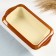 Baking capacity "Rectangular meal" 1l / 6.5x27x14.5cm, caramel
