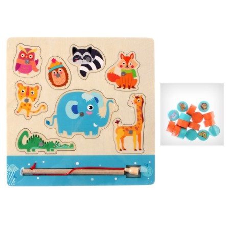 Frame insert 3 in 1 "Animal World" 22.5 × 22.5 × 0.7 cm, mix-10