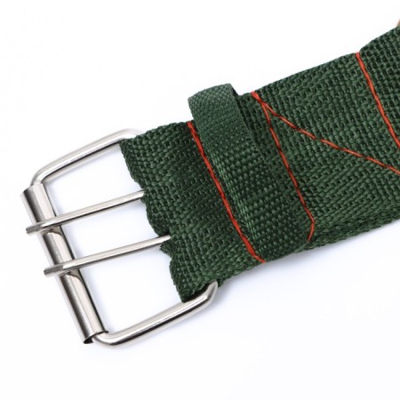 Four -layer reflective collar with a swivel 65 x 4 cm, green-6