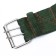 Four -layer reflective collar with a swivel 65 x 4 cm, green