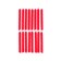 Candles for the cake, red, 16 pcs., 6.5 x 0.5 cm