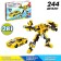 Designer "Transformer Autobot", 2 in 1, 244 details