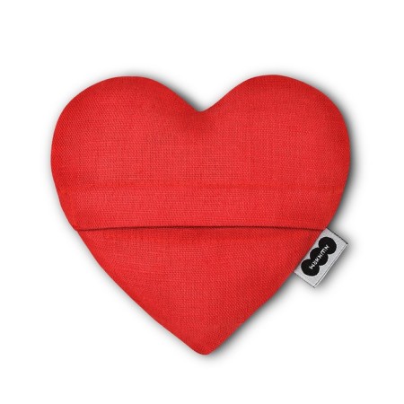 Developing toy - heating pad "heart", with cherry bones, 26 cm-1