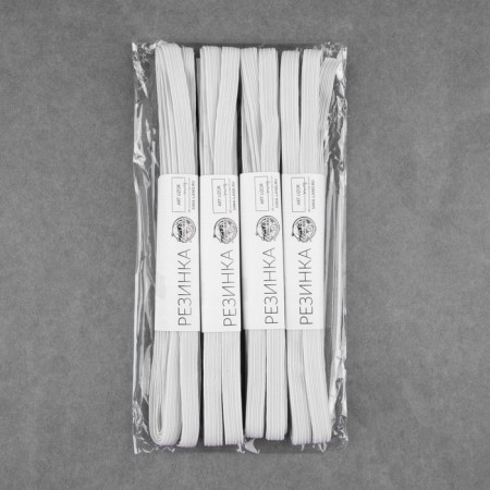 Gum is linen, 8 mm, 4.5 ± 0.5 m, 4 pcs, the color is light gray-2