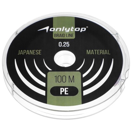 ONLYTOP Universal X4 cord, diameter 0.25 mm, test 17.5 kg, 100 m, dark green-3