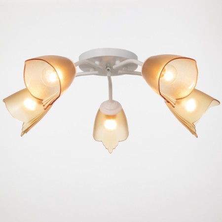 Six 5x15W E27 White-brown 52x52x15cm Bayerlux-1