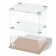 Desktop window, 1 shelf, 400 × 300 × 500, chipboard, glass color Book light