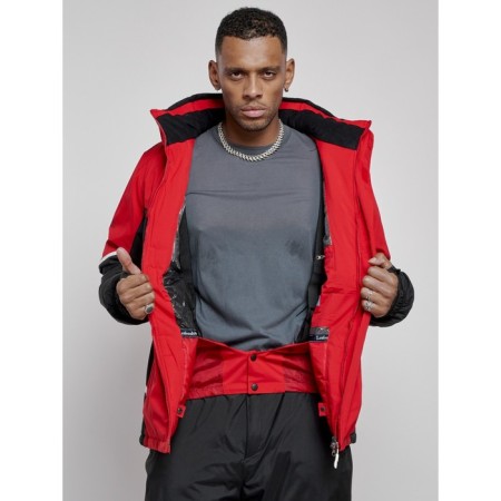 Male ski suit, size 56, red color-13