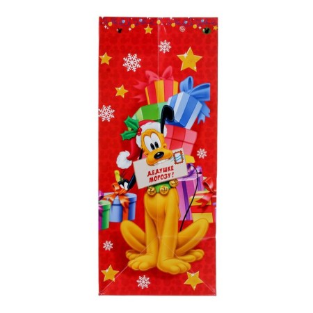 New Year. Gift package, 23x27x8 cm, packaging, Mickey Mouse-2