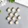 Decor for creativity plastic "Barashka ball with a loop" set 10 pcs 1.4x1.4x1.4 cm