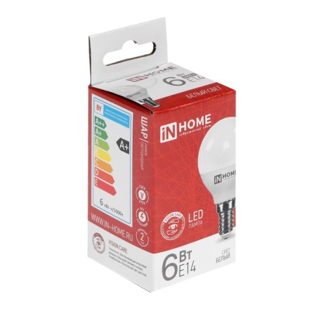 LED lamp In Home, E14, 6 W, 570 lm, 4000 K, daytime white-1