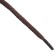 Shoe shoes are round, d = 5mm, 150cm, brown color