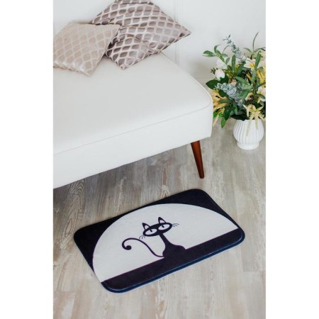 Bath and toilet mat “Black cat”, 40 × 60 cm, color mix-2