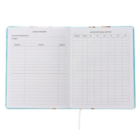 Universal diary for grade 1-11 "Tell me how can I help you?", Integral cover, artificial leather, lies, 80 g/m2-3