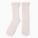 Women's socks, color light-beige melange, size 23-25
