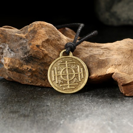 Amulet-cranes "Wheel of Fortune" No. 25, metallic