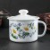 Lid mug, 1 L, Mix drawing, white color