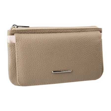 Purse with lightning, color beige powder
