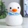 Night "Duck" LED 1W from 3XAG10 batteries white-blue 10x8x11 cm Risalux