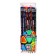 Chernographic pencil with an eraser, the NV body is triangular sharpened, in a tube, mix