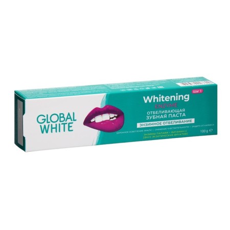 Global White toothpaste, whitening, action whitening, 100 g-5