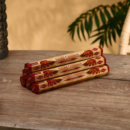 Incense "tulasi" 20 fragrances sandal and cinnamon-1