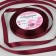 Satin tape, 10 mm × 23 ± 1 m, color ripe cherry