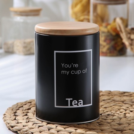 Bank for bulk products Lifestyle tea, 11 × 11 × 15.5 cm