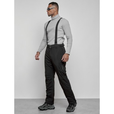 Semi -combinezone ski insulated male winter, size 52, black color-1