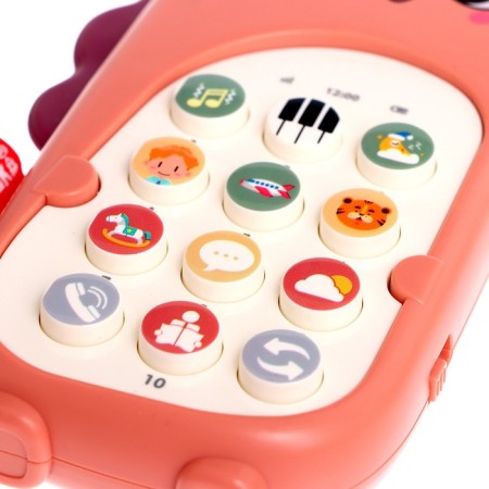 Musical phone "Little Dragon", sound, purple color-3