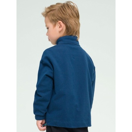 Sweatshirt for boys, height 104 cm, dark blue color-3