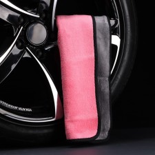 A car for washing cars, carTage, microfiber, 800 g/m², 40 × 60 sm, pink-gray