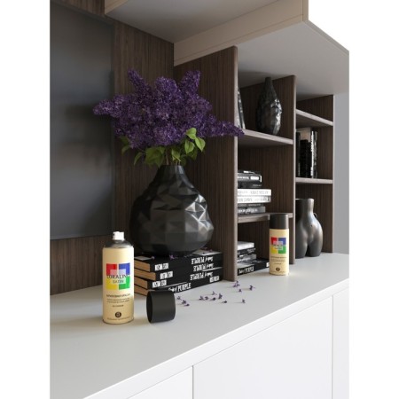 Aerosol paint enamel Black 520ml Coralino Satin Ral9005-2