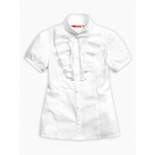 Blouse for a girl, height 158 ​​cm, white color