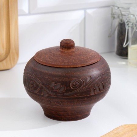 A potted “Back” pot, 0.35 l., 10x11x11cm