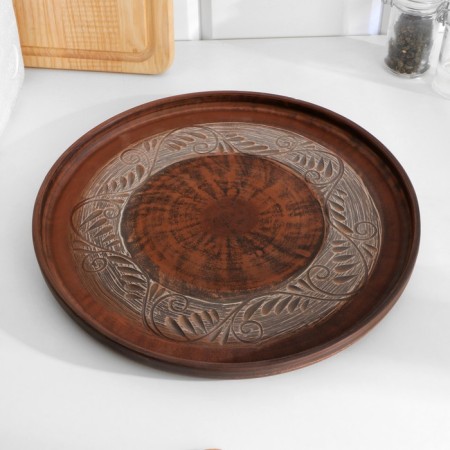 Pizza dish "Ornament", 2.5 x 28 x 28 cm-1