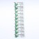 Medical Bactericidal adhesive tank on a non -woven base with green 7.2 cm