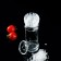 Mill for spices, reusable, 115 ml (45-80 gr), transparent color