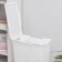Besnaya basket with a lid "loft", 50 l, white color