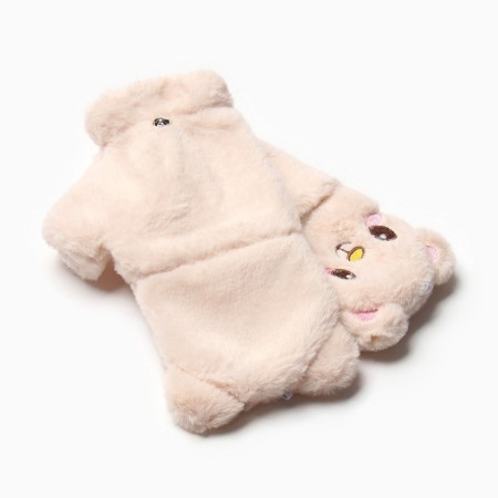 Teenage mittens minku Mishka 24 cm beige-5