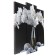 Modular picture "Orchids in a vase" (2-25x52; 1-30x60) 60x80 cm