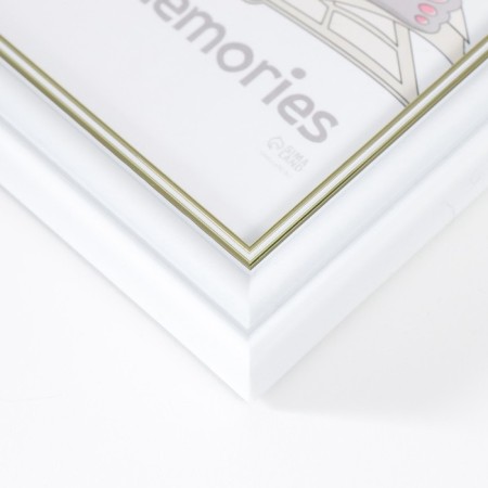 Photo frame plastic "Aron" 10x15 cm, white-2