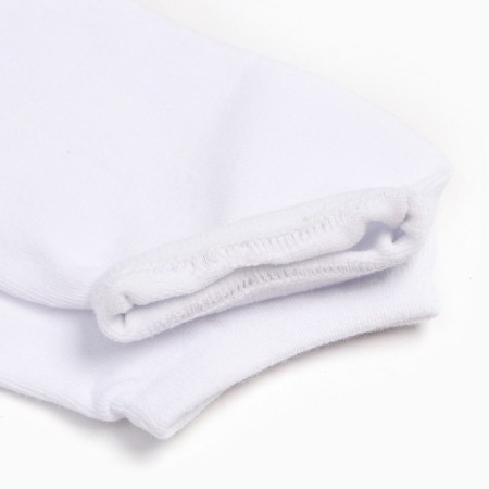 A set of men's socks (3 pairs) shortened, white color, size 40-44-2