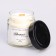 Aromatic candle made of soy wax in a bank, 150 g, fresh cucumber