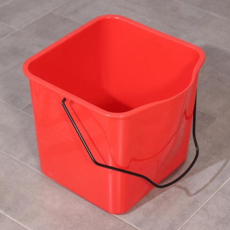 The cleaning trolley is simultaneous, with an exalted, 23 liters, a chrome frame-6