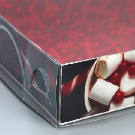 Box for confectionery "Happy New Year", 17 x 12 x 3 cm, New Year-4