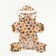 Assumes "Stars" with a hood, size S (DS 25 cm, OG 35 cm, Osh 25 cm), beige