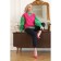 Women's vest, size 46, fuchsia color